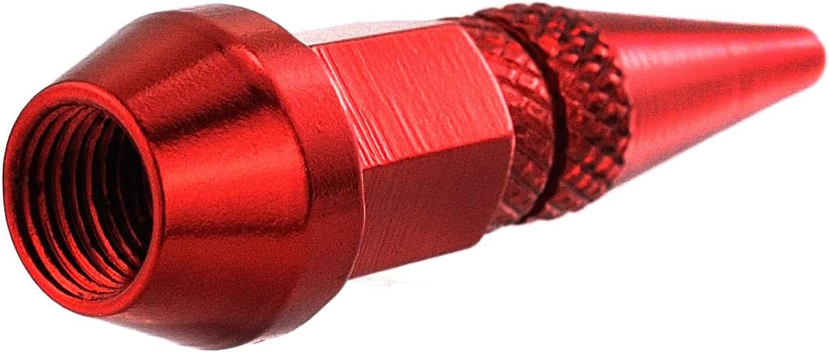 Lunsom Tapas de vástago de válvula de pincho, accesorios de metal para válvulas de neumáticos, se adaptan a la mayoría de automóviles, motocicletas