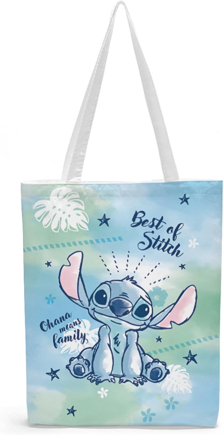 Lindas bolsas de anime para niñas y mujeres, ecológicas, reutilizables, bolsas de compras de gran capacidad