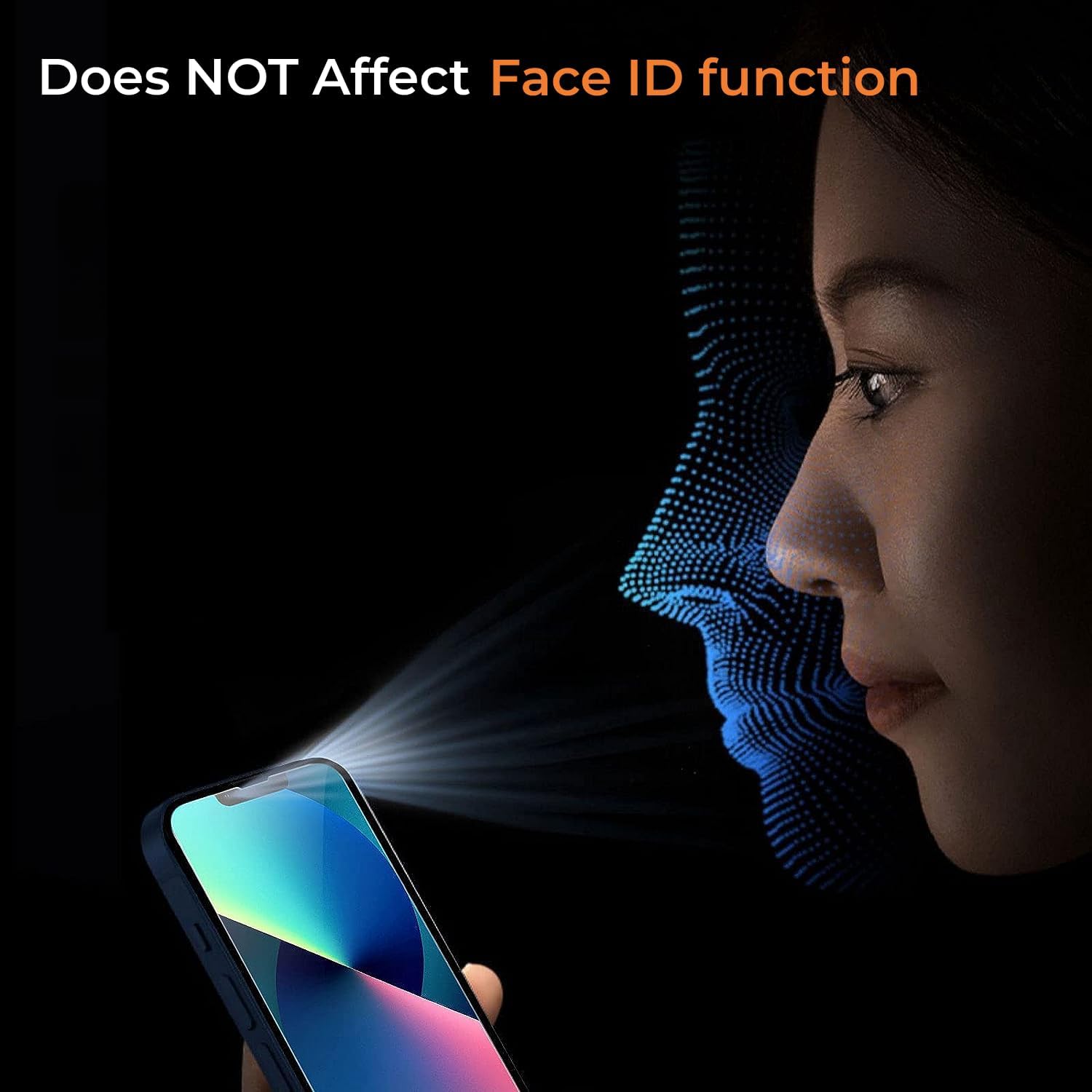 Paquete de 3 protectores de pantalla para iPhone 1313 Pro, protector de pantalla de vidrio templado dureza 9H, Ultra HD, antiarañazos, protección