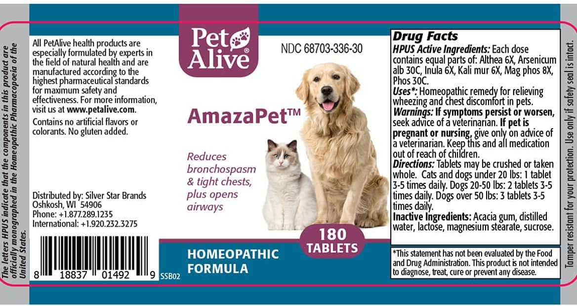 PetAlive Breathe Easy ComboPack para mascotas – para aliviar sibilancias, molestias en el pecho, resfriados e irritación respiratoria