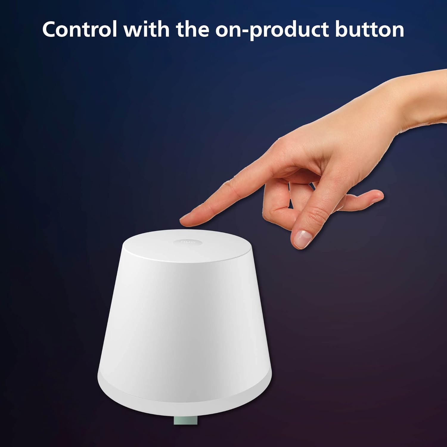 Philips Hue Go – Lámpara de mesa portátil de 2unidades para uso en interiores y exteriores, ambiente blanco y de color, compatible con Alexa, Apple