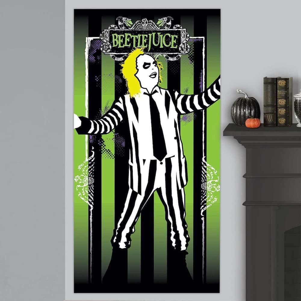 Amscan 671213 – Complementos de Halloween Beetlejuice Scene Setter