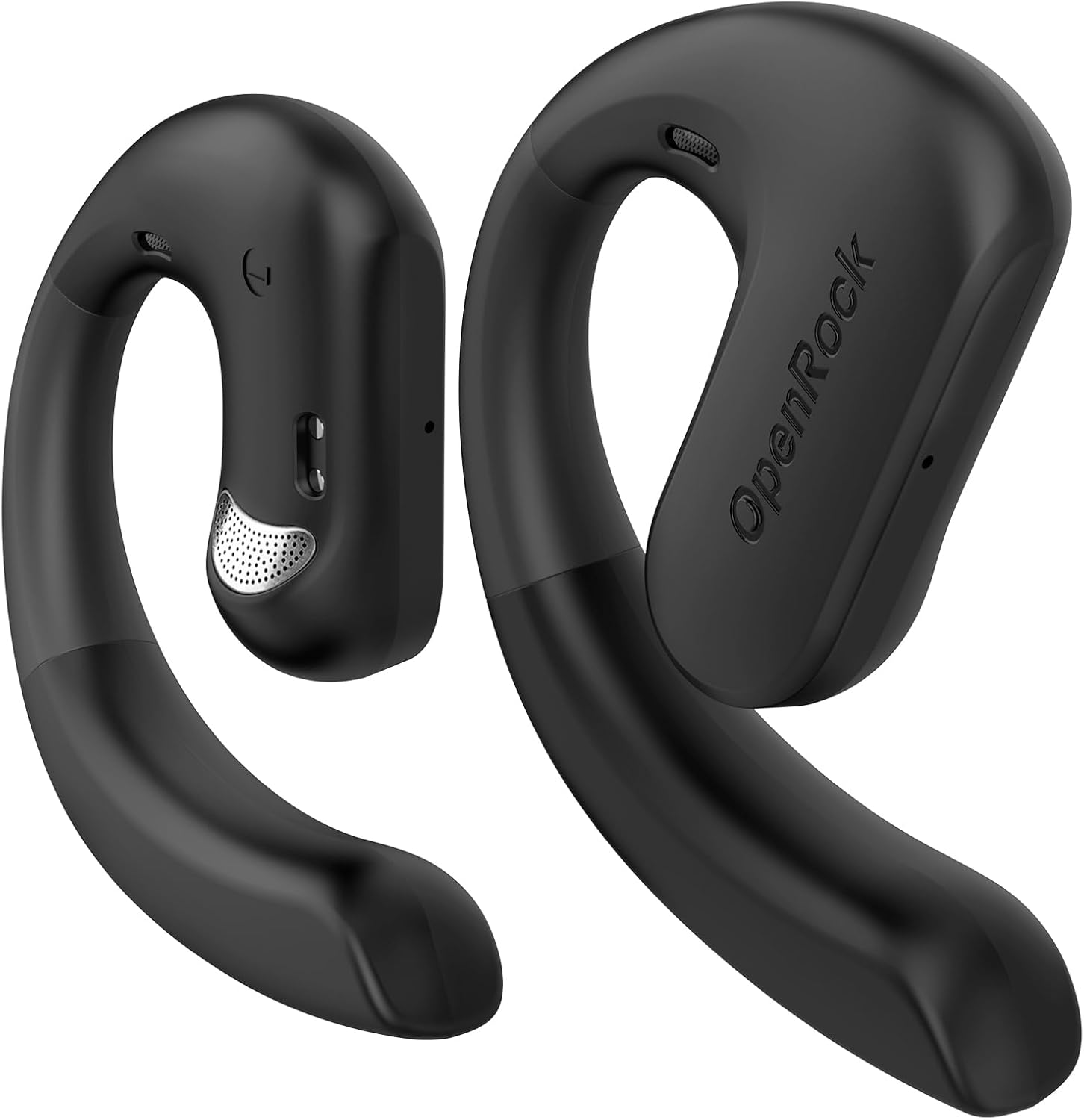 OpenRock S Auriculares de conducción de aire de oreja abierta, Bluetooth 5.3 inalámbricos sobre la oreja, tiempo de reproducción de 60 horas, graves