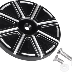 Cubierta de aluminio CNC negro etapa 1 Big Sucker limpiador de aire para Harley Dyna Sportster Softail Fatboy Touring Electra Glide Road King Cubierta de aluminio CNC negro etapa 1 Big Sucker limpiador de aire para Harley Dyna Sportster Softail Fatboy Touring Electra Glide Road King