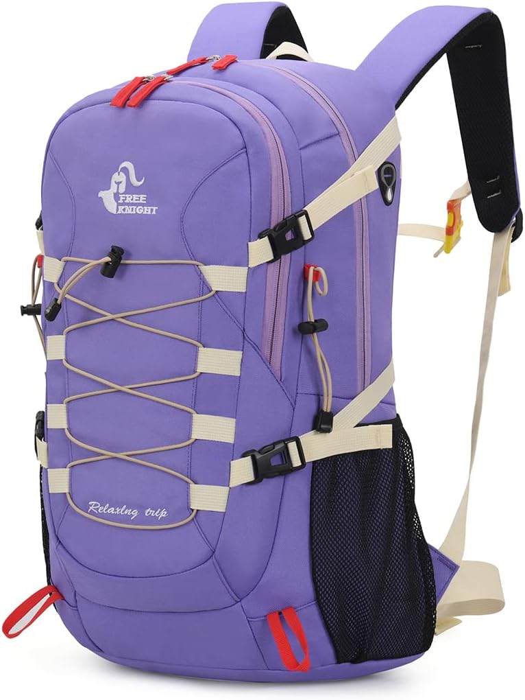 Bseash Mochila de senderismo impermeable de 40L con cubierta de lluvia, bolsa de viaje deportiva al aire libre Daypack para acampar, escalada,