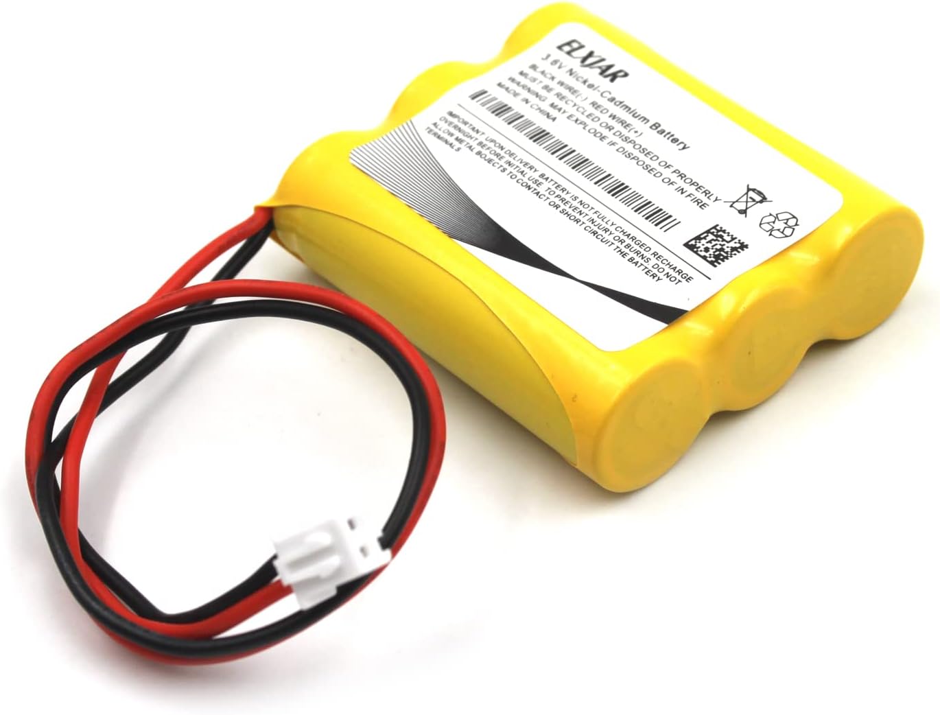 YUTSUJO Paquete de 2 baterías de repuesto para DISON KRH-1551 JLEU9, OSA107, PowerSonic A5289-1, señal de salida de emergencia