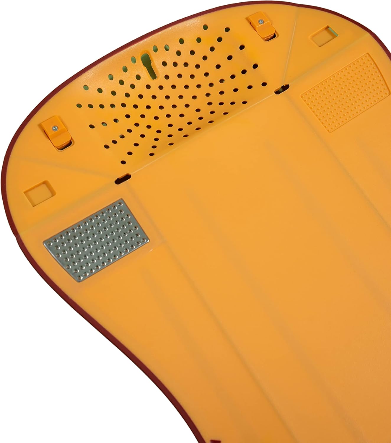 Prime Picks – Tabla de cortar plegable 6 en 1, tabla de cortar de plástico multifuncional para cocina con rallador (blanco)