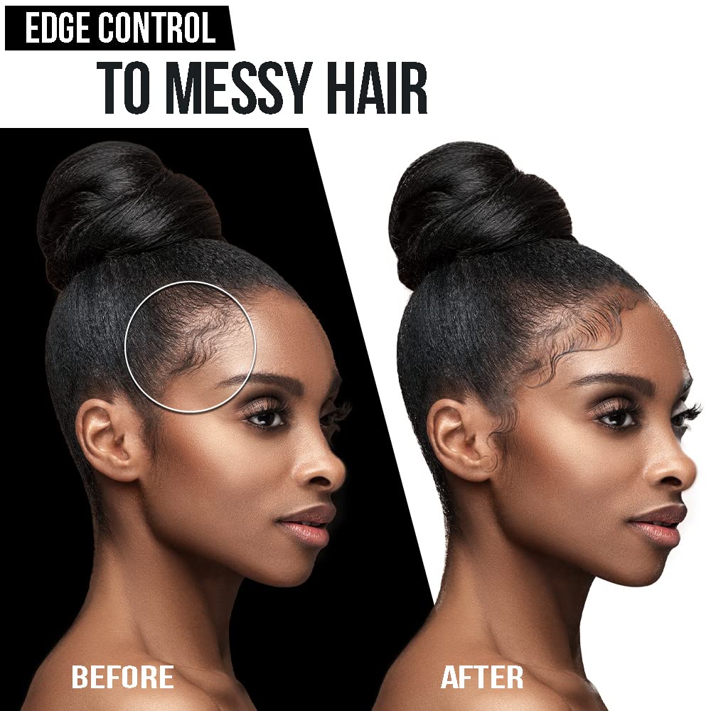 VOLLUCK Cera de control de bordes para mujeres, gel para el cabello de 4.6 onzas, no graso, para el cabello, para mujeres, gel para el cabello con