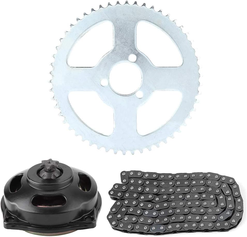 Sistema de transmisión T8F Kette cadena con piñón trasero de caja de engranajes 6T para mini motocicleta de 47cc 49cc