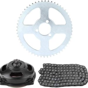 Sistema de transmisión T8F Kette cadena con piñón trasero de caja de engranajes 6T para mini motocicleta de 47cc 49cc Sistema de transmisión T8F Kette cadena con piñón trasero de caja de engranajes 6T para mini motocicleta de 47cc 49cc