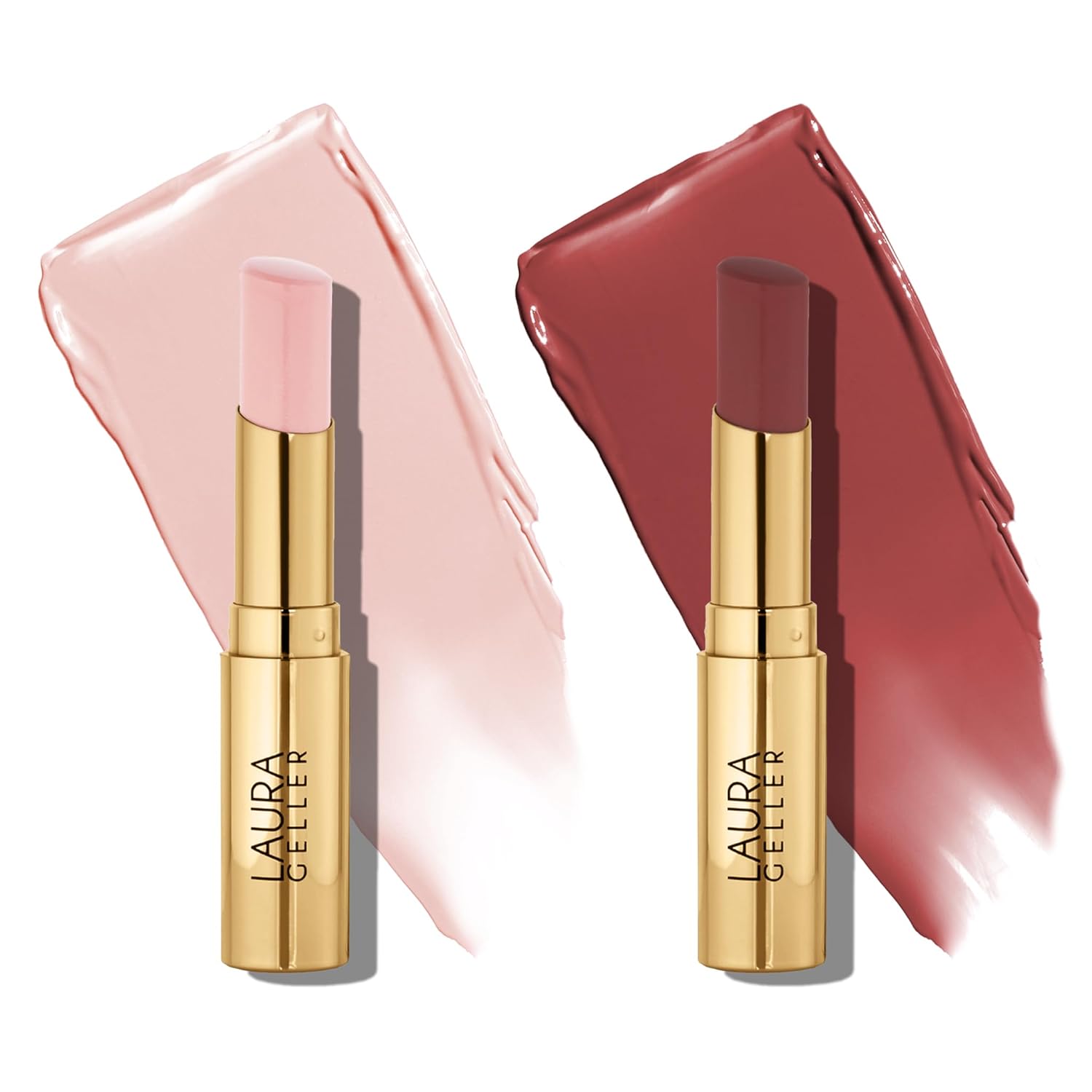 LAURA GELLER NEW YORK Bálsamo labial teñido Jelly Balm Duo – Terracotta Go + Sheerly Amazing