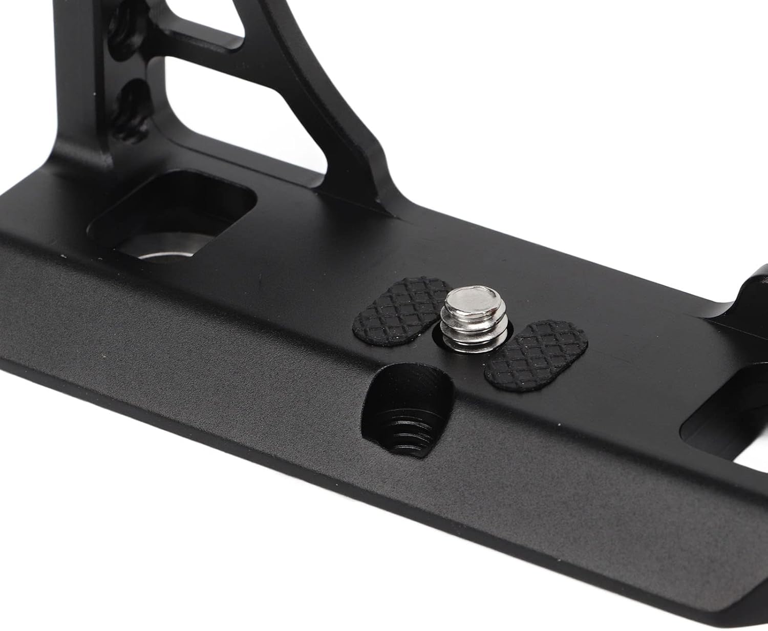 Jaula para Sony A6400 A6300 A6100 A6000, jaula de cámara de aleación de aluminio con mango de madera, jaula completa con zapata fría para agujero de