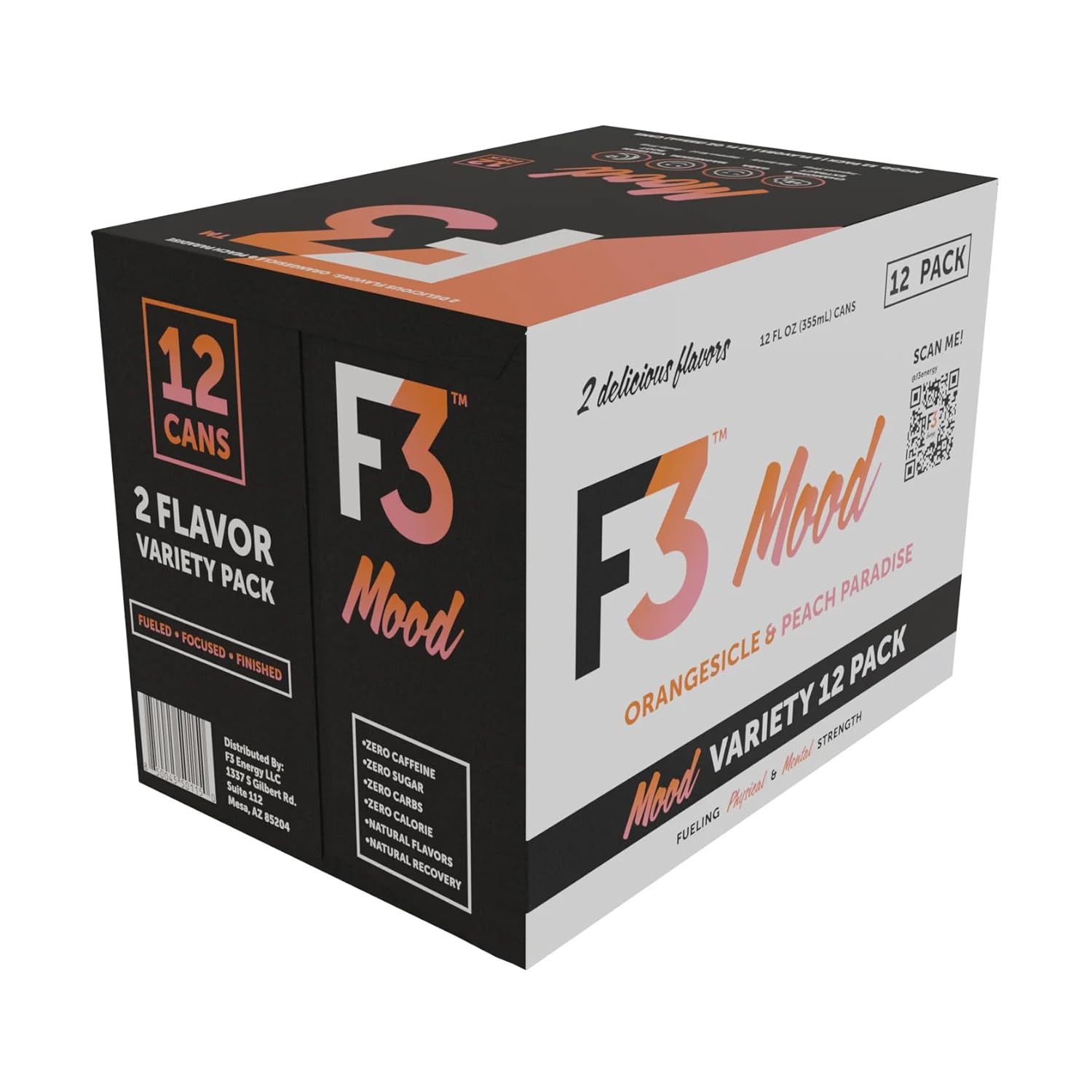 F3 Energy Bebida (paquete variado estado de ánimo)