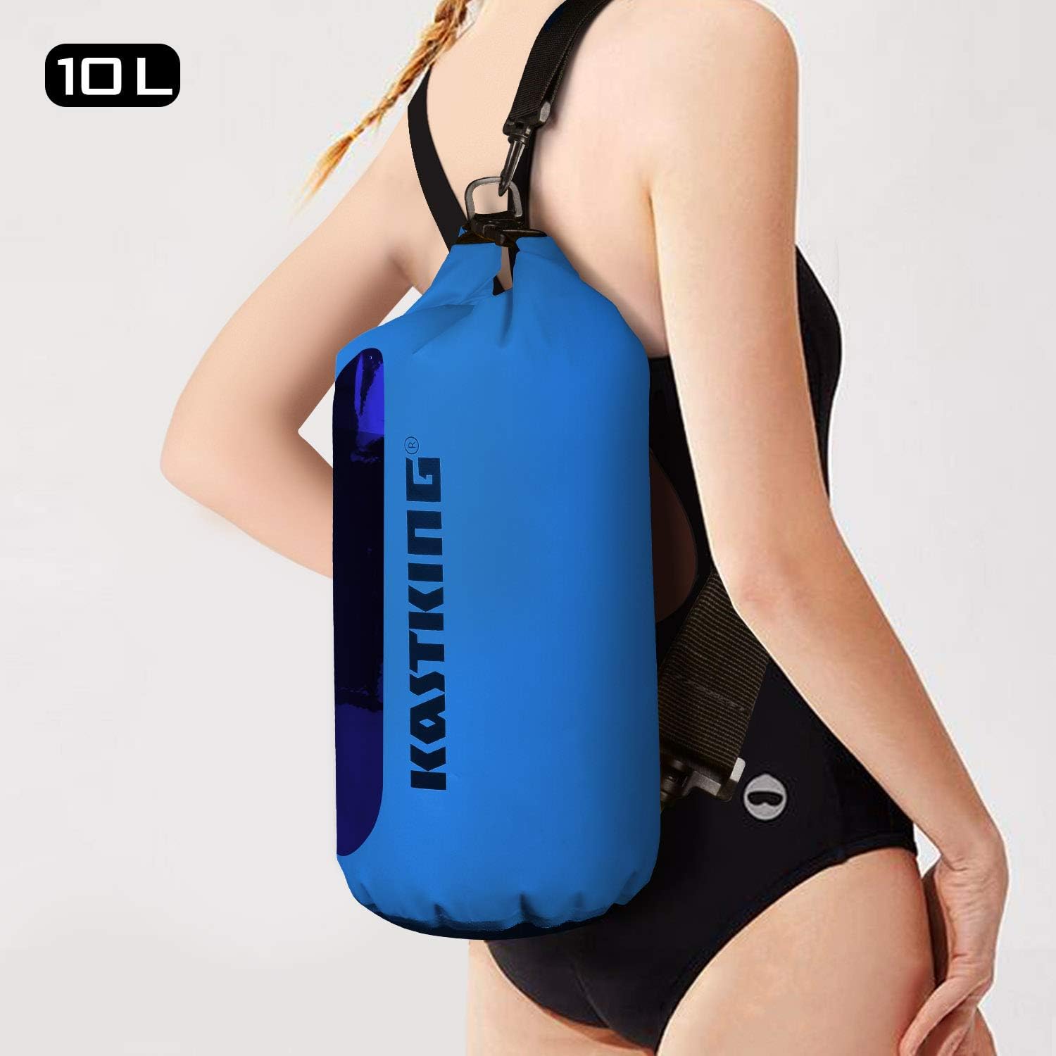 KastKing Bolsas secas, bolsas de almacenamiento 100% impermeables, construcción de grado militar para natación, kayak, canotaje, senderismo,