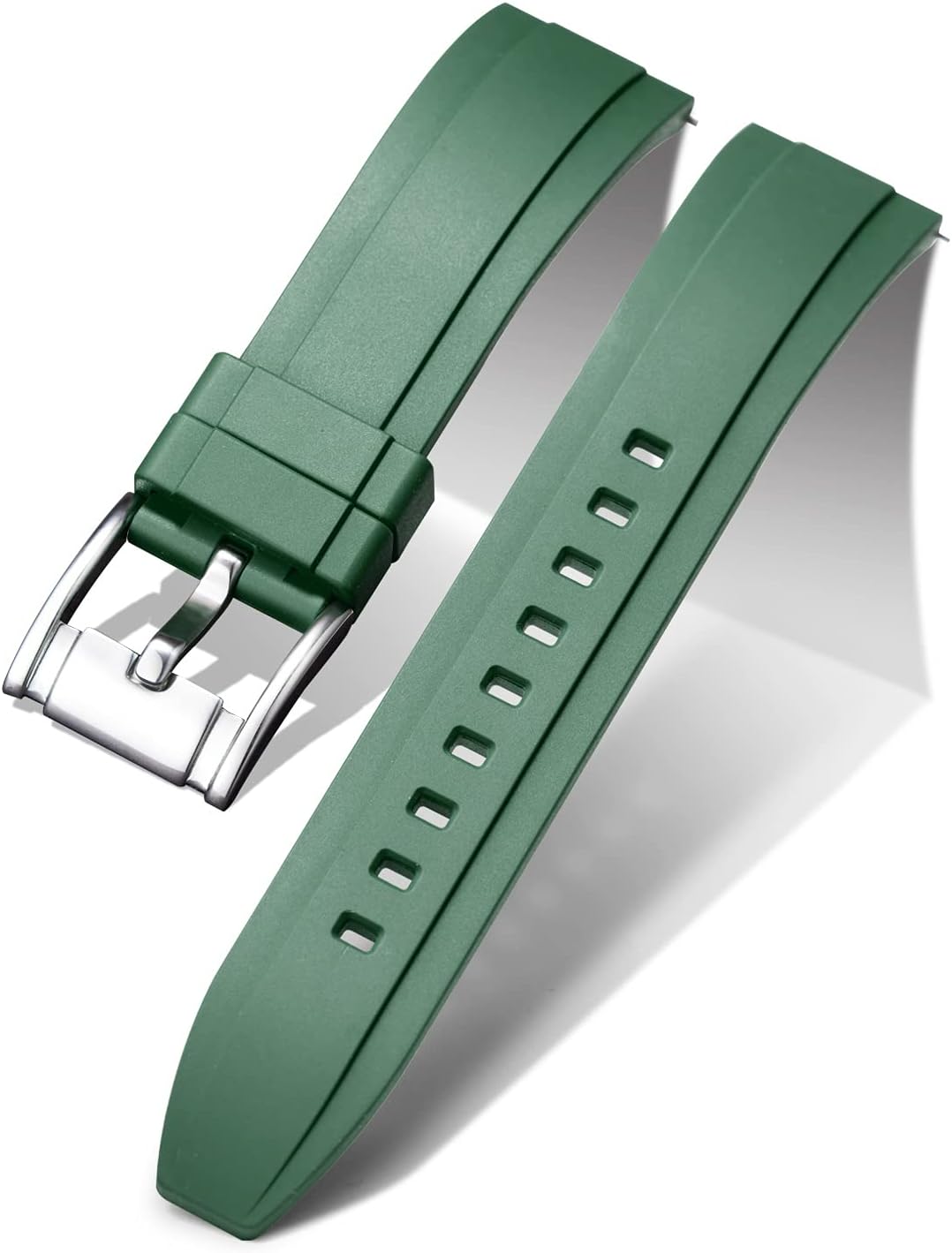 BINLUN Correas de reloj de silicona de liberación rápida, correas de reloj de goma de repuesto de 0.709 in, 0.748 in, 0.787 in, 0.827 in, 0.866 in,