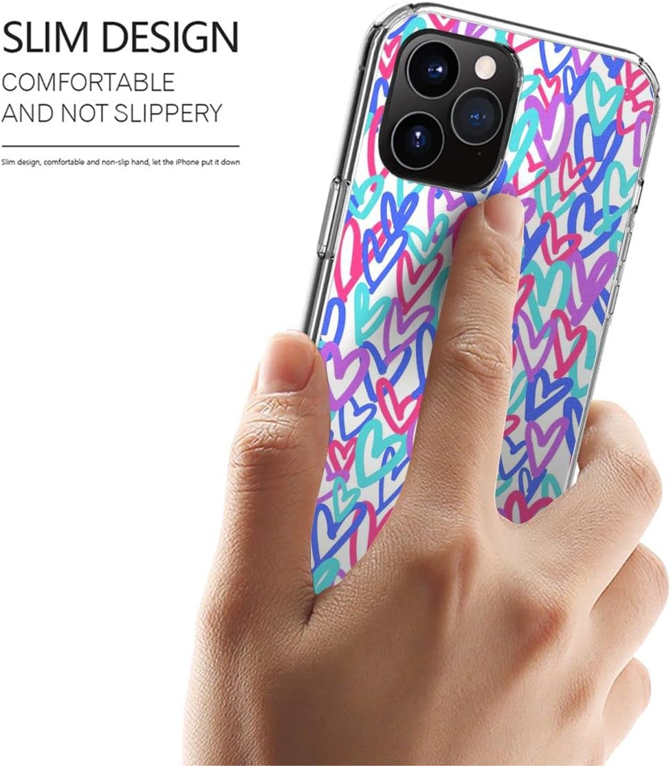 Funda para teléfono Preppy Protect Heart Cover Collage Accesorios a prueba de golpes TPU compatible con iPhone 15 14 Pro Max 13 12 11 X Xs Xr 8 7 6