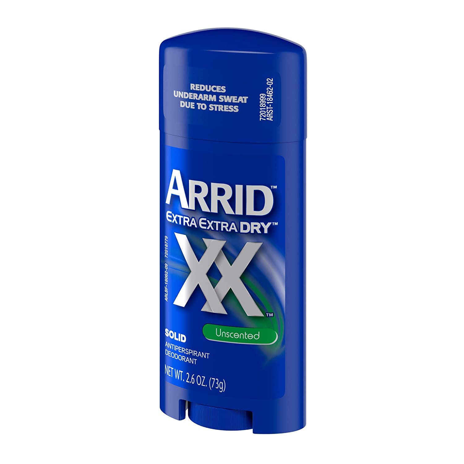 Arrid XX Antitranspirante y desodorante sólido, sin perfume, 2.6 onzas (paquete de 2)