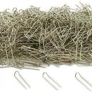 FindingKing Escaparate de plata del cojín de la cadena de la exhibición de la joyería de los U-Pins 100, Metal FindingKing Escaparate de plata del cojín de la cadena de la exhibición de la joyería de los U-Pins 100, Metal