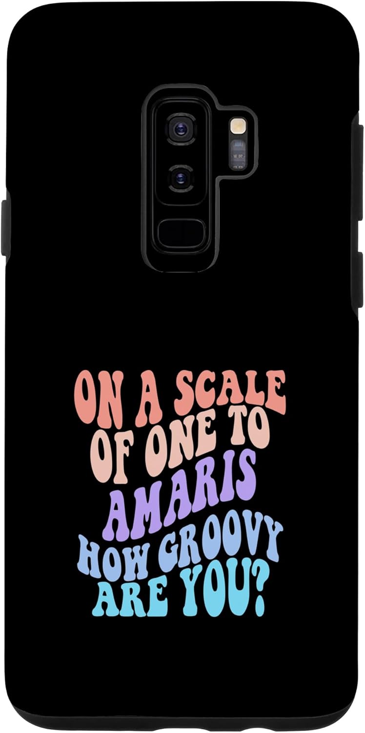 Funda con nombre personalizado para Galaxy S9+ AMARIS para niñas retro