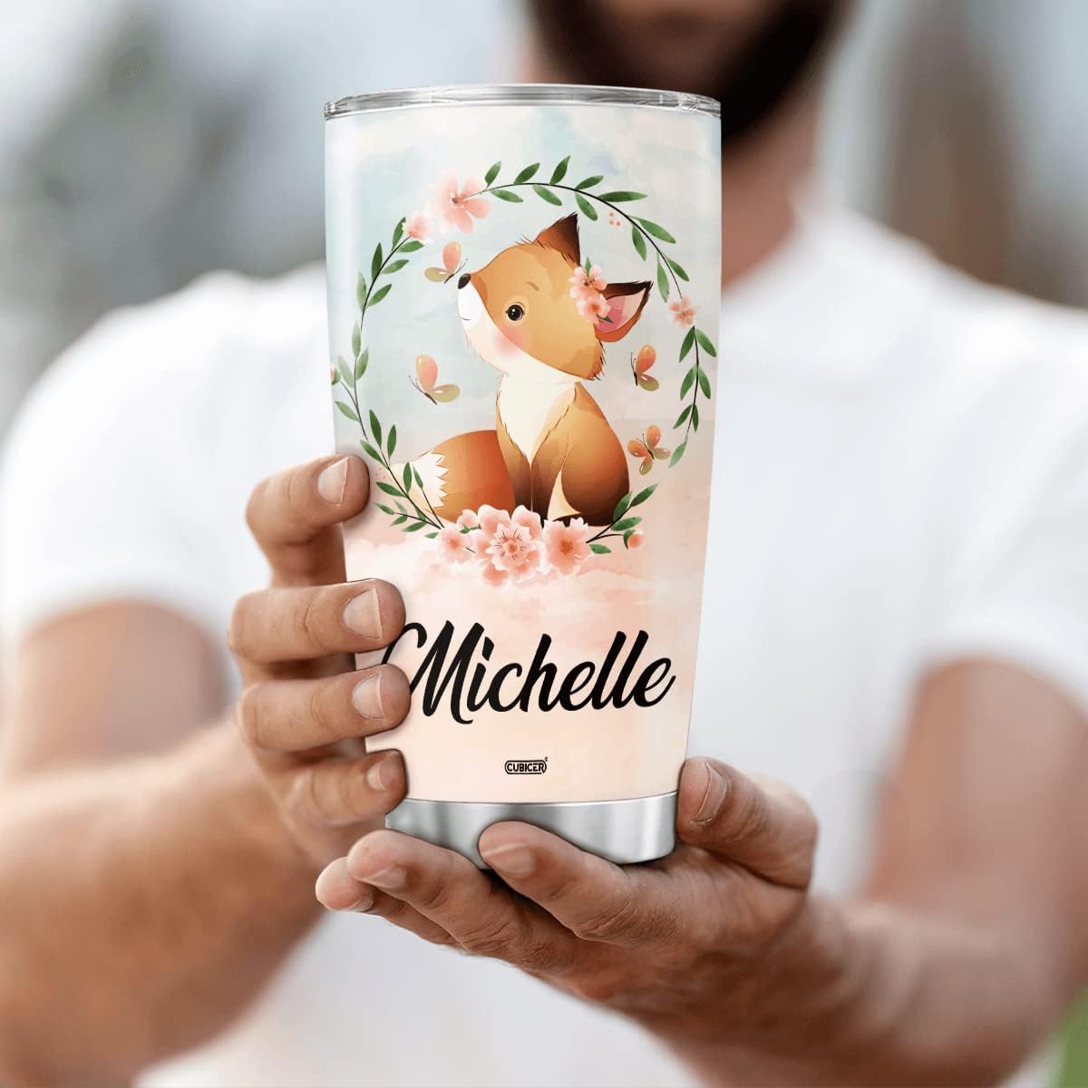 Vaso de café personalizado con tapa aislada, regalos de Navidad para niños, mujeres, hombres y adultos, tazas de acero inoxidable, decoraciones de