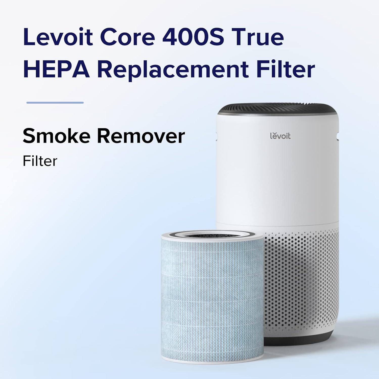 LEVOIT Purificadores de aire para el hogar, habitación grande de hasta 1980 pies cuadrados en 1 hora con monitor de calidad del aire, filtro de