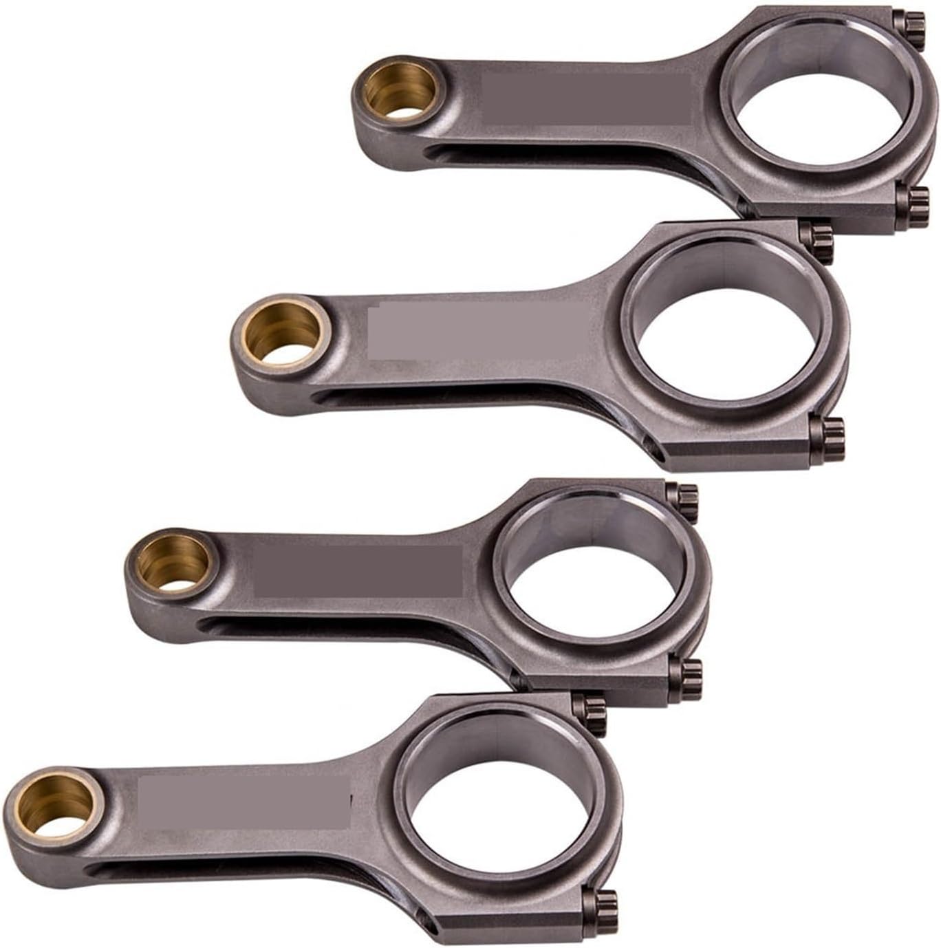 Bielas de conexión de 5.512 in compatibles con Nissan Skyline FJ20 0.866 in Diámetro de pasador Conrods ARP2000 pernos Bielle Pleuel Pin Shot Peened
