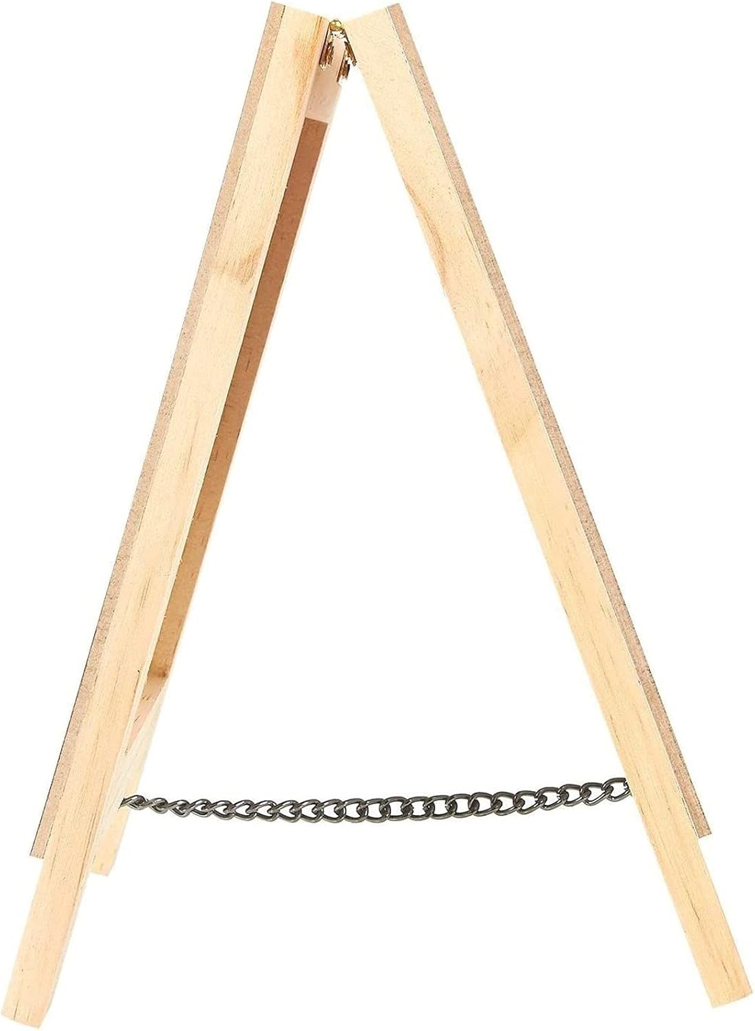 Pizarrón de doble lado, de color blanco y negro, de borrado en seco, con caballete de madera, de 5.5 x 7.87 x 1 pulgadas, ideal para cafés,