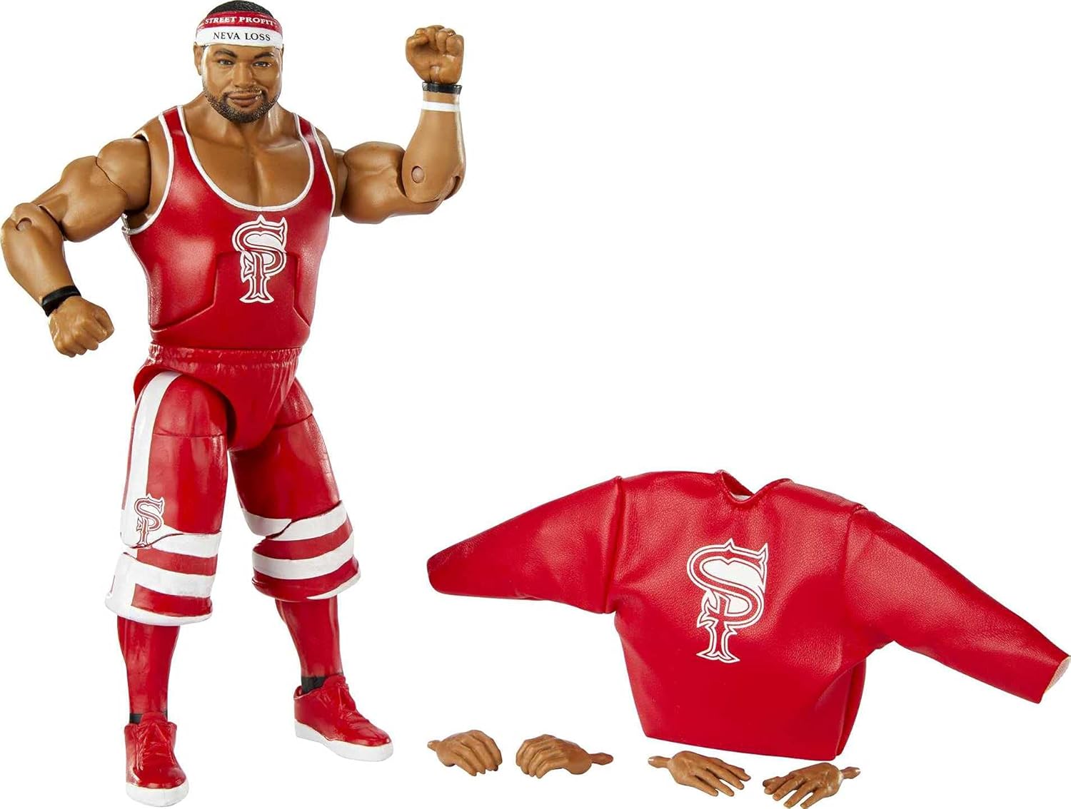 WWE Angelo Dawkins Elite Collection Series 81 – Figura de acción de 6 pulgadas, regalo coleccionable para fanáticos a partir de 8 años