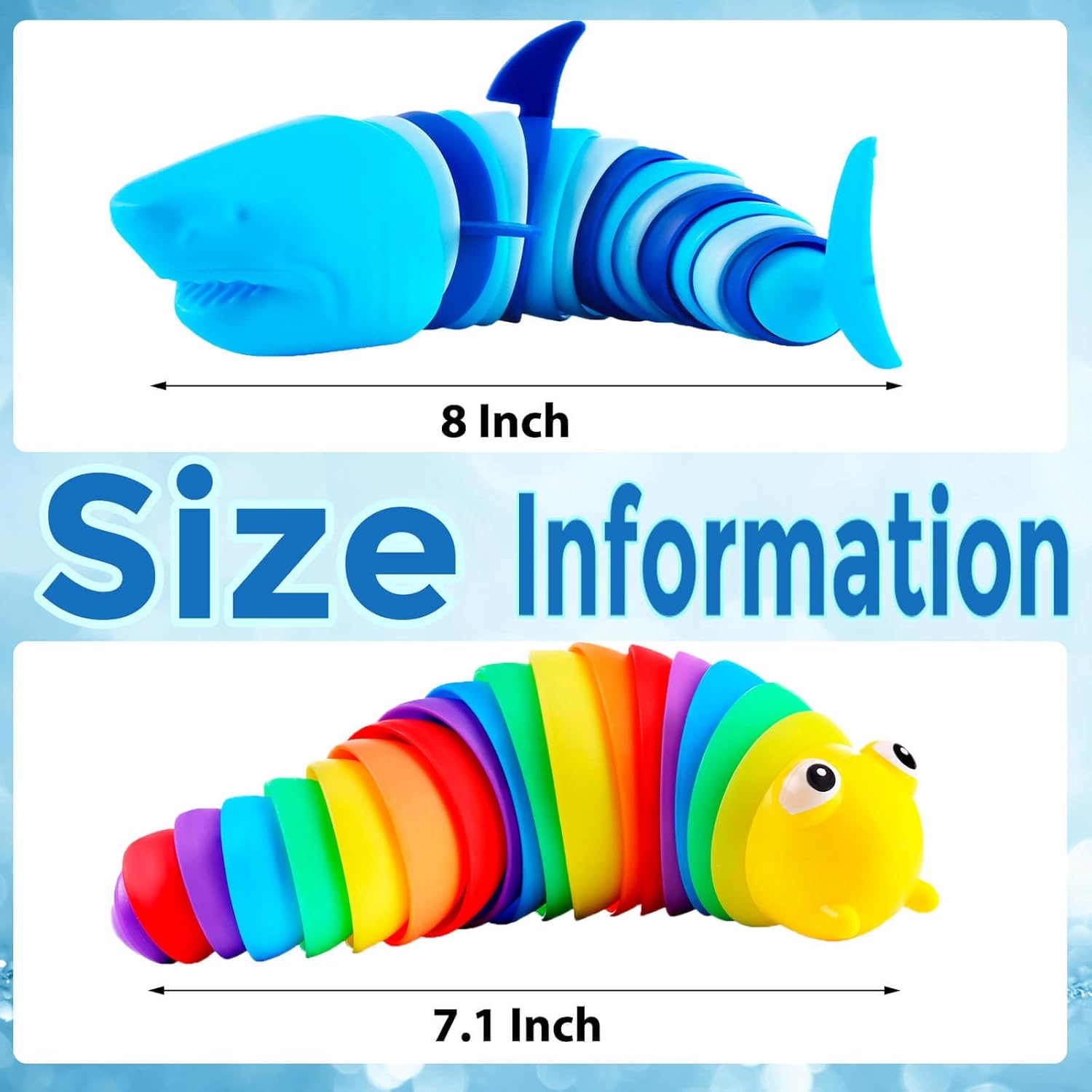 Juguetes sensoriales para ansiedad de babosas, juguete sensorial para niños pequeños, juguete para aliviar el estrés, TDAH y autismo, idea de regalo