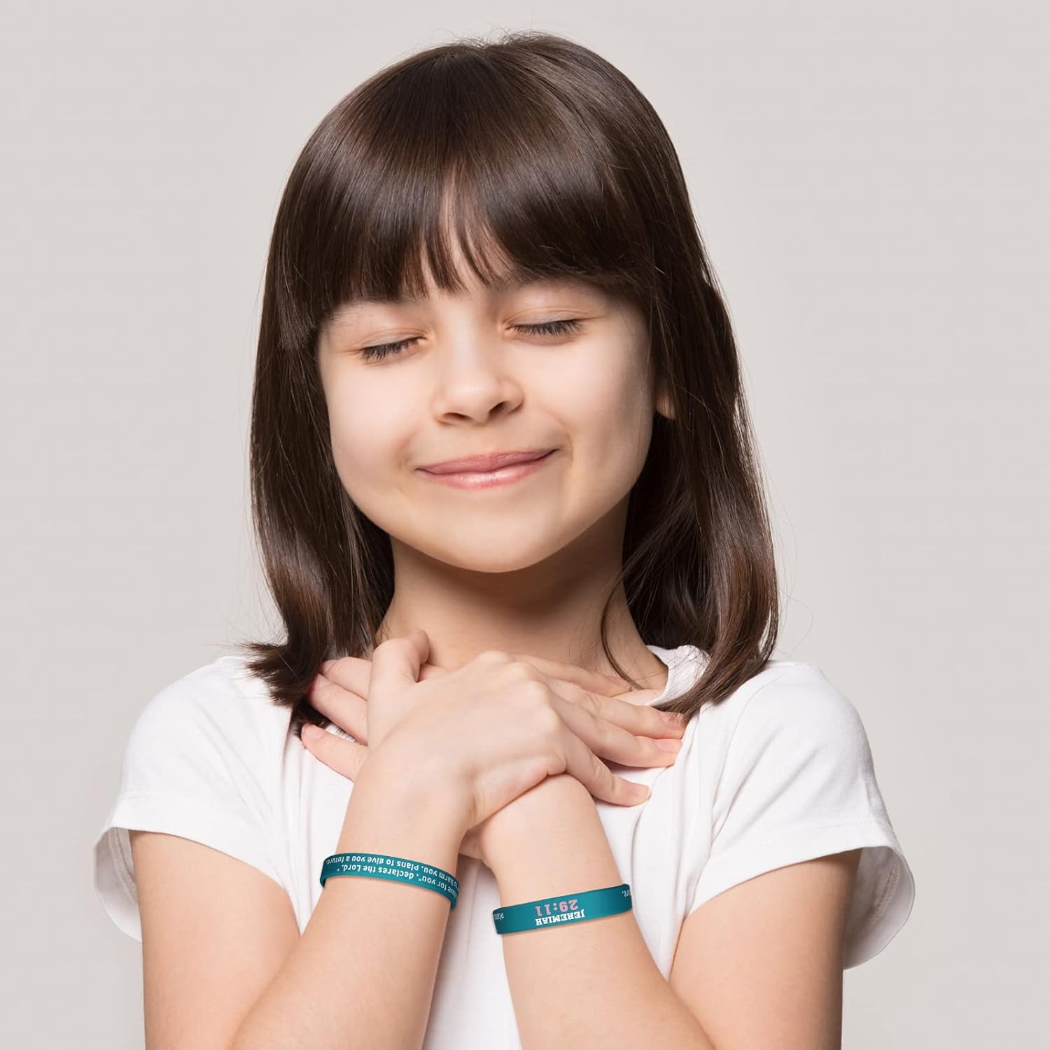 32 pulseras de goma religiosas con versículos de la Biblia, pulseras de silicona cristianas, pulseras de goma de las Escrituras, pulseras