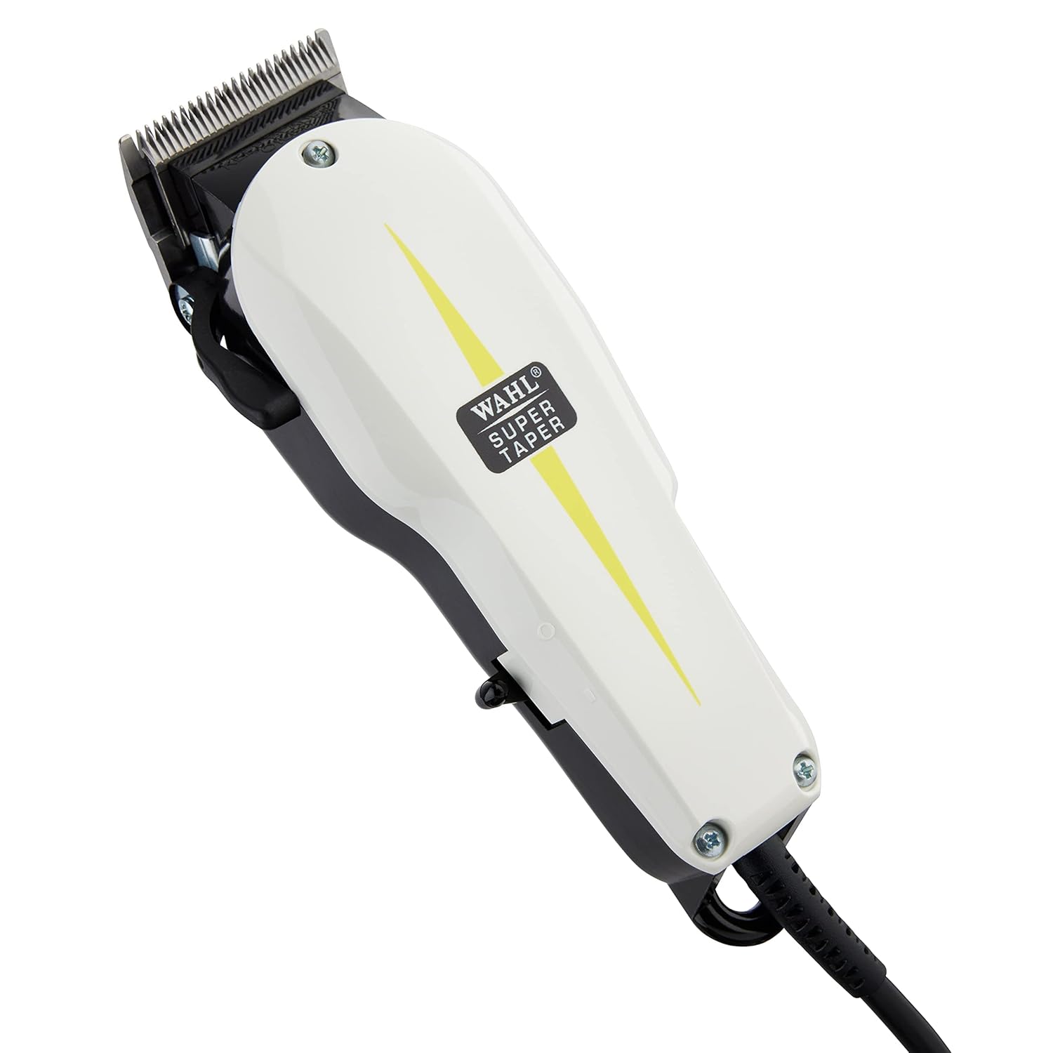 Wahl Professional Cortadora de pelo súper cónica, peine negro con parte superior plana y paquete de capa de peluquería serie 5 estrellas