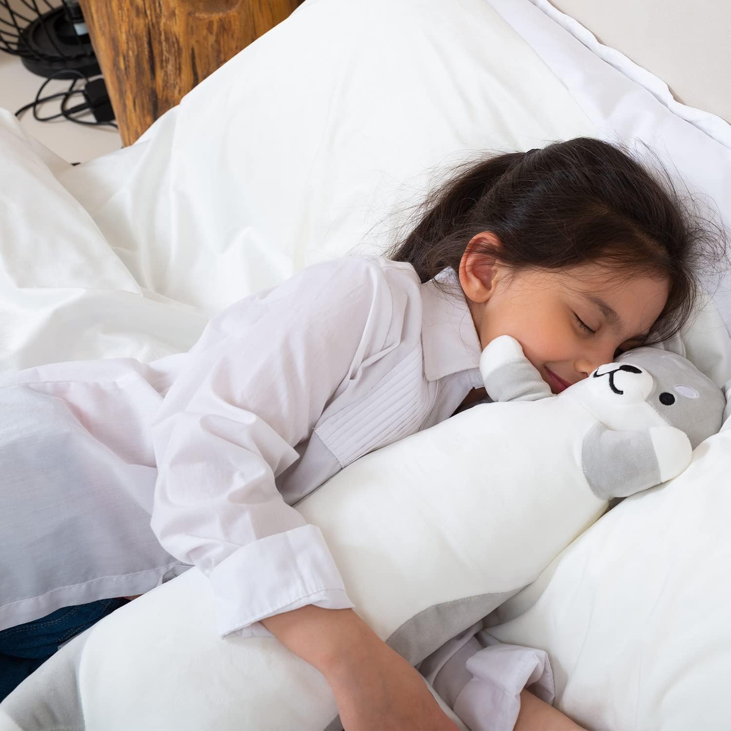 Kekeso Almohada larga de felpa Shiba Inu gigante de animales de peluche para perro, almohada corporal de felpa Corgi, perro suave de dibujos