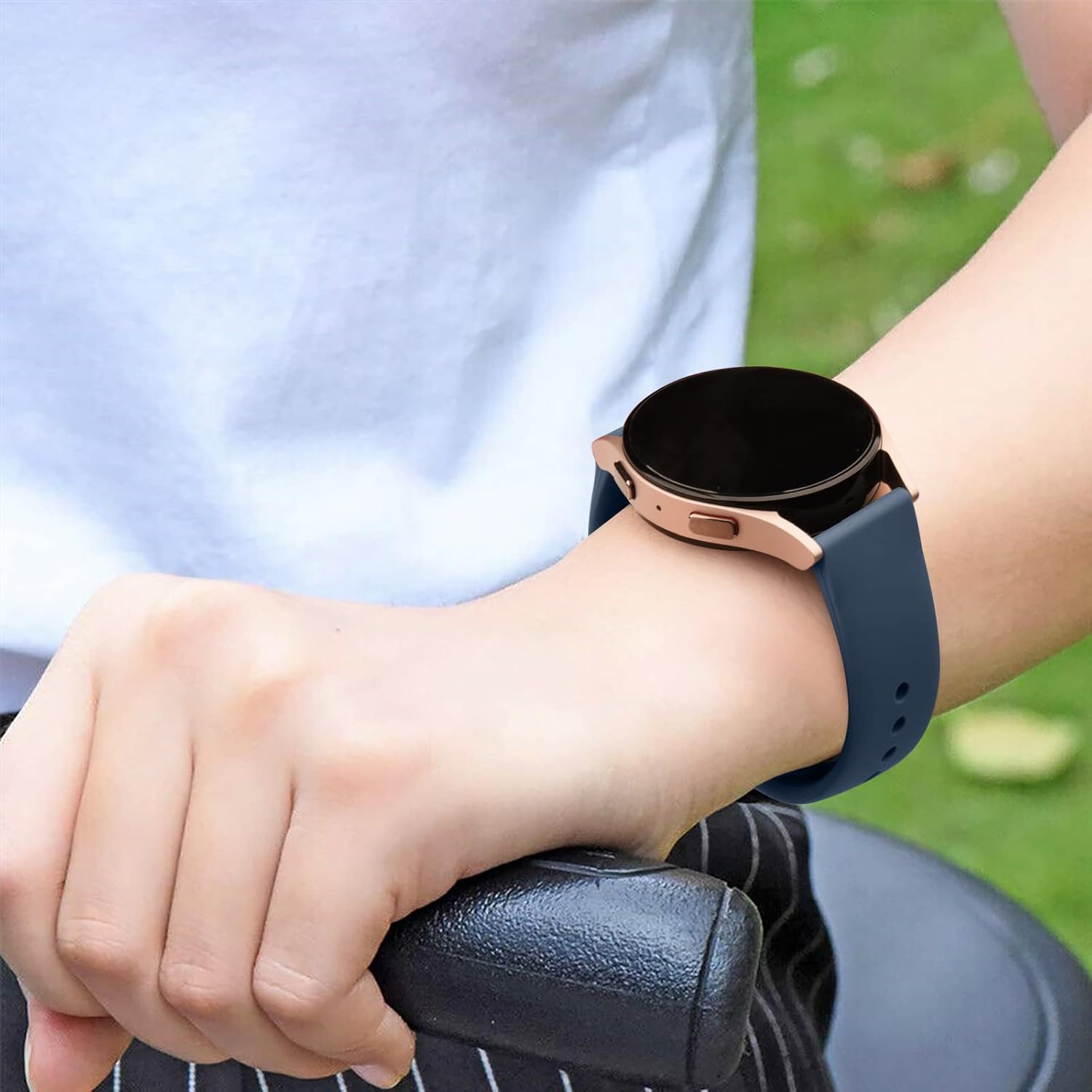 Correas compatibles con Samsung Galaxy Watch 5 Band 1.575 in 1.732 in, Galaxy Watch 5 Pro Band 1.772 in 0.787 in correa deportiva de repuesto de