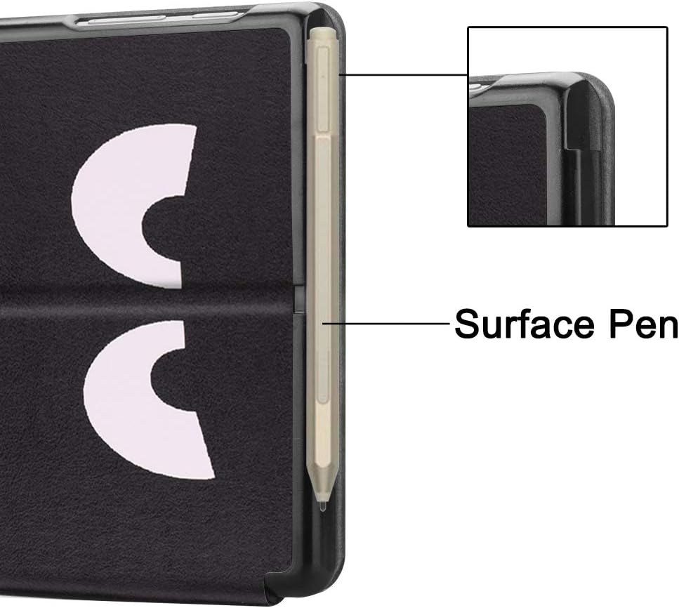 Funda para Surface Go 4 2023 Go 3 2021 Go 2 2020 Surface Go 2018, funda inteligente de piel delgada con soporte para lápiz para Microsoft Surface Go