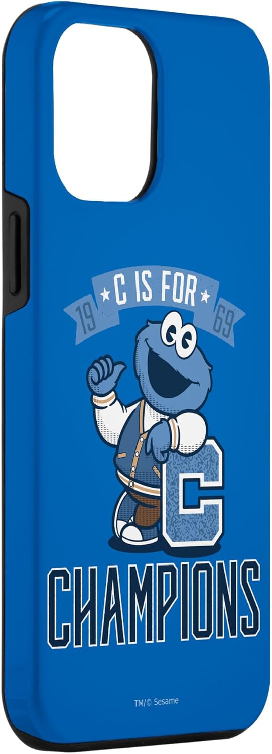 iPhone 14 Plus Sesame Street Cookie Monster C es para Champions Case
