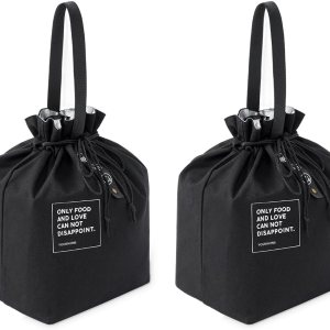 Bolsa de almuerzo reutilizable, bolsa aislada, kit de comida aislado con correas simples para adultos, mujeres y hombres, trabajo, picnic o viajes Bolsa de almuerzo reutilizable, bolsa aislada, kit de comida aislado con correas simples para adultos, mujeres y hombres, trabajo, picnic o viajes
