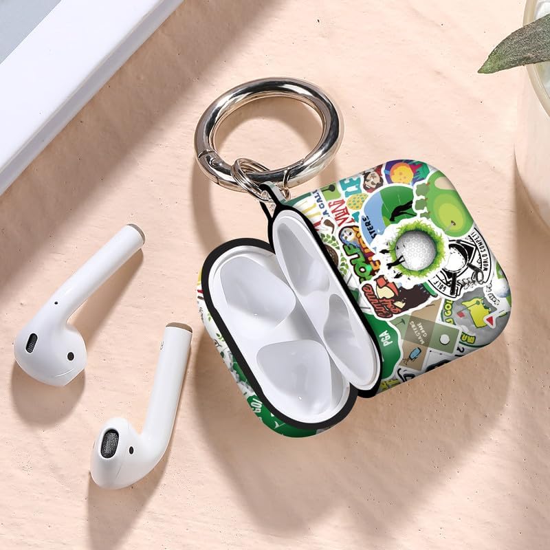 Funda protectora de silicona para AirPods 2, diseño de estrella deportiva, funda protectora de silicona para juegos de pelota, portátil y a prueba