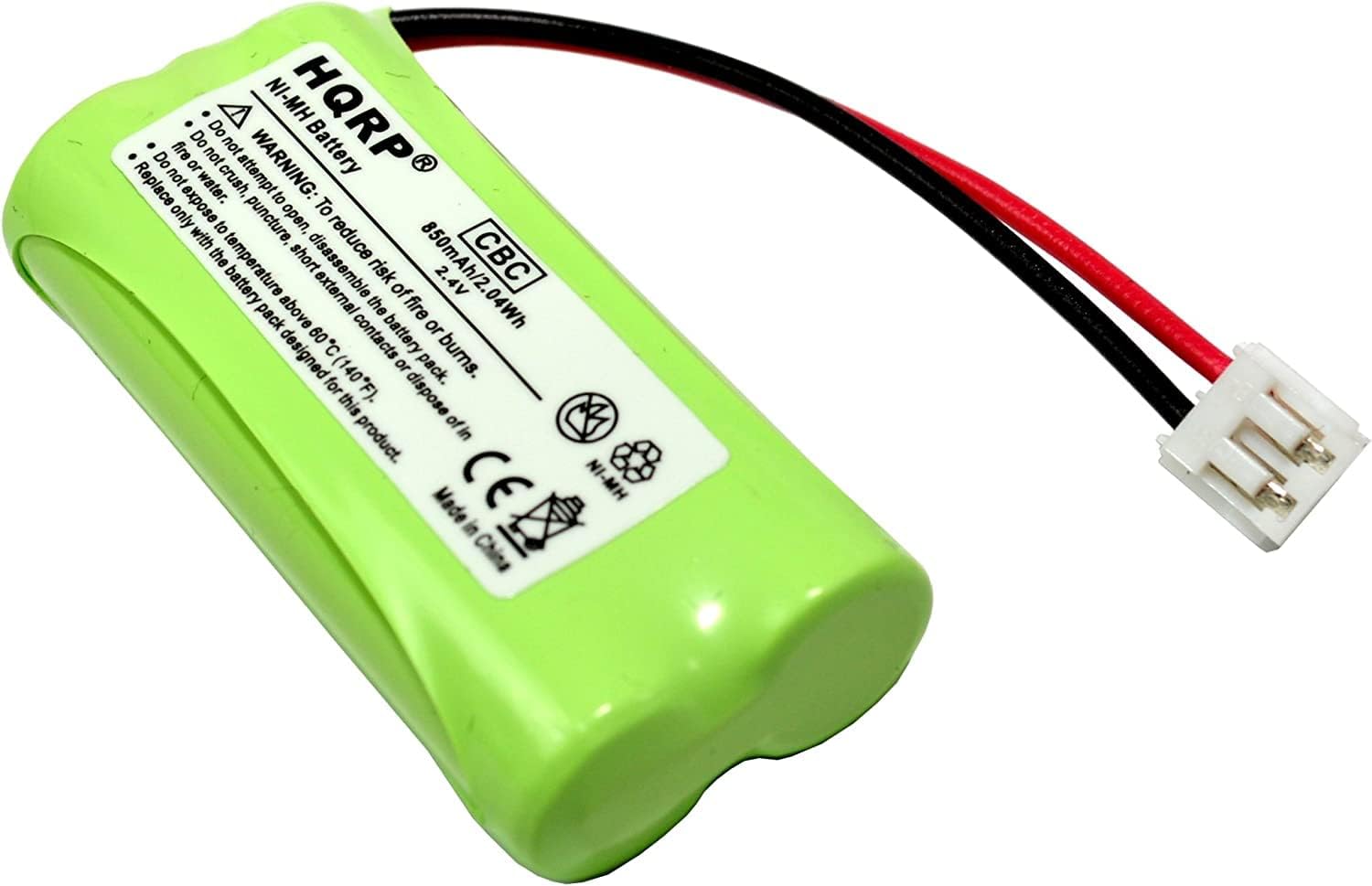 HQRP Paquete de 2 baterías de teléfono compatibles con VTech 89-1326-00-0089-1300-00-00891326000  89-1300-01-00 de repuesto