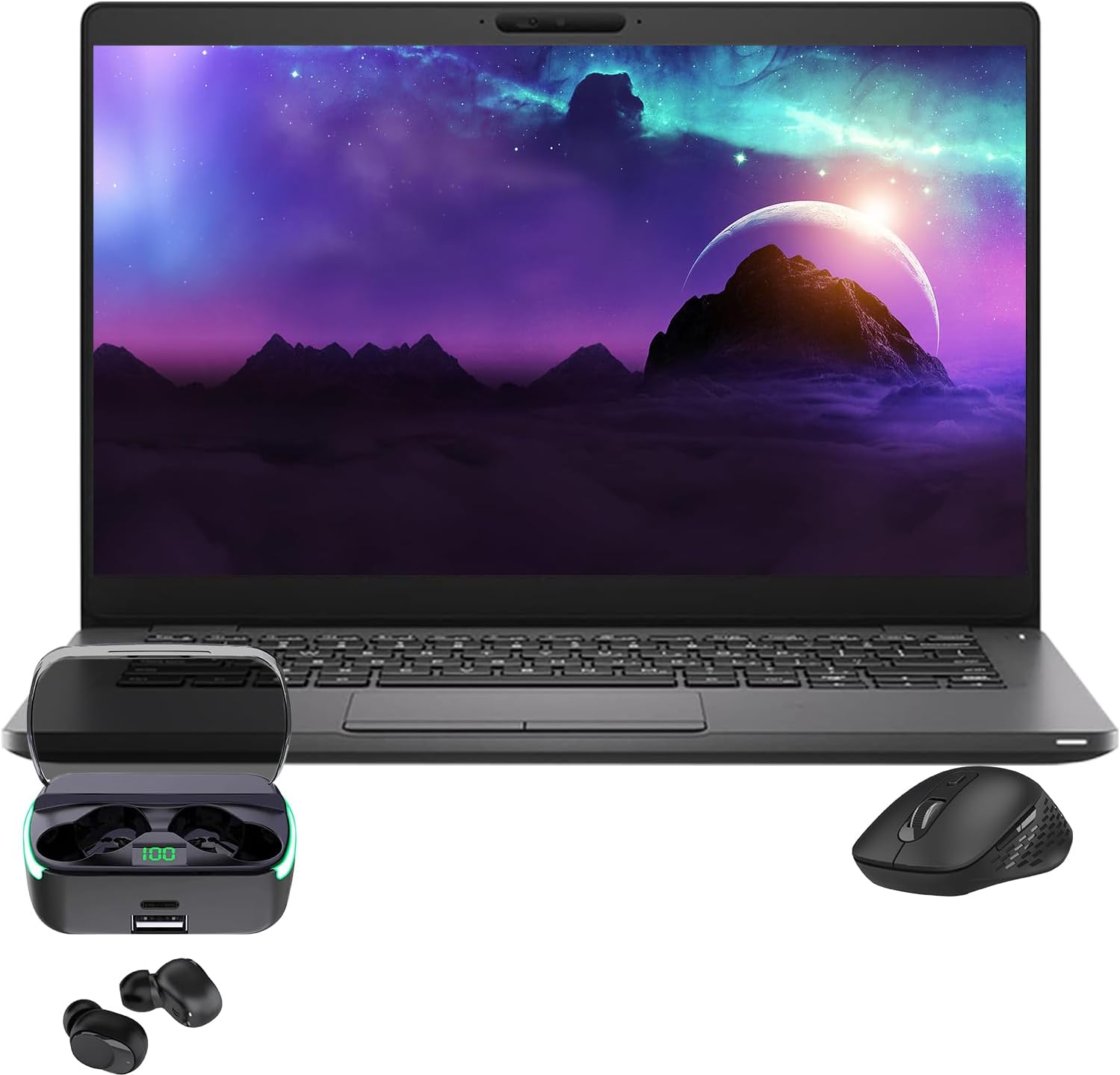 Laptop Windows 11 Home  Pantalla FHD de 13.3 pulgadas 1080P, 8 GB de RAM, SSD de 126 GB, procesador Intel Core i5-8350U, teclado retroiluminado,