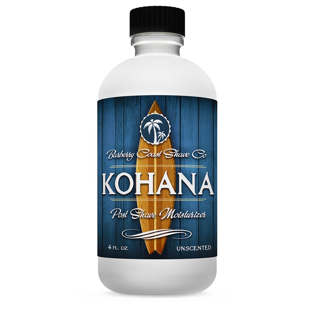 Kohana Aftershave sin perfume – Hidratante y loción facial para hombres con piel sensible – Ingredientes nutritivos de lujo para la piel totalmente