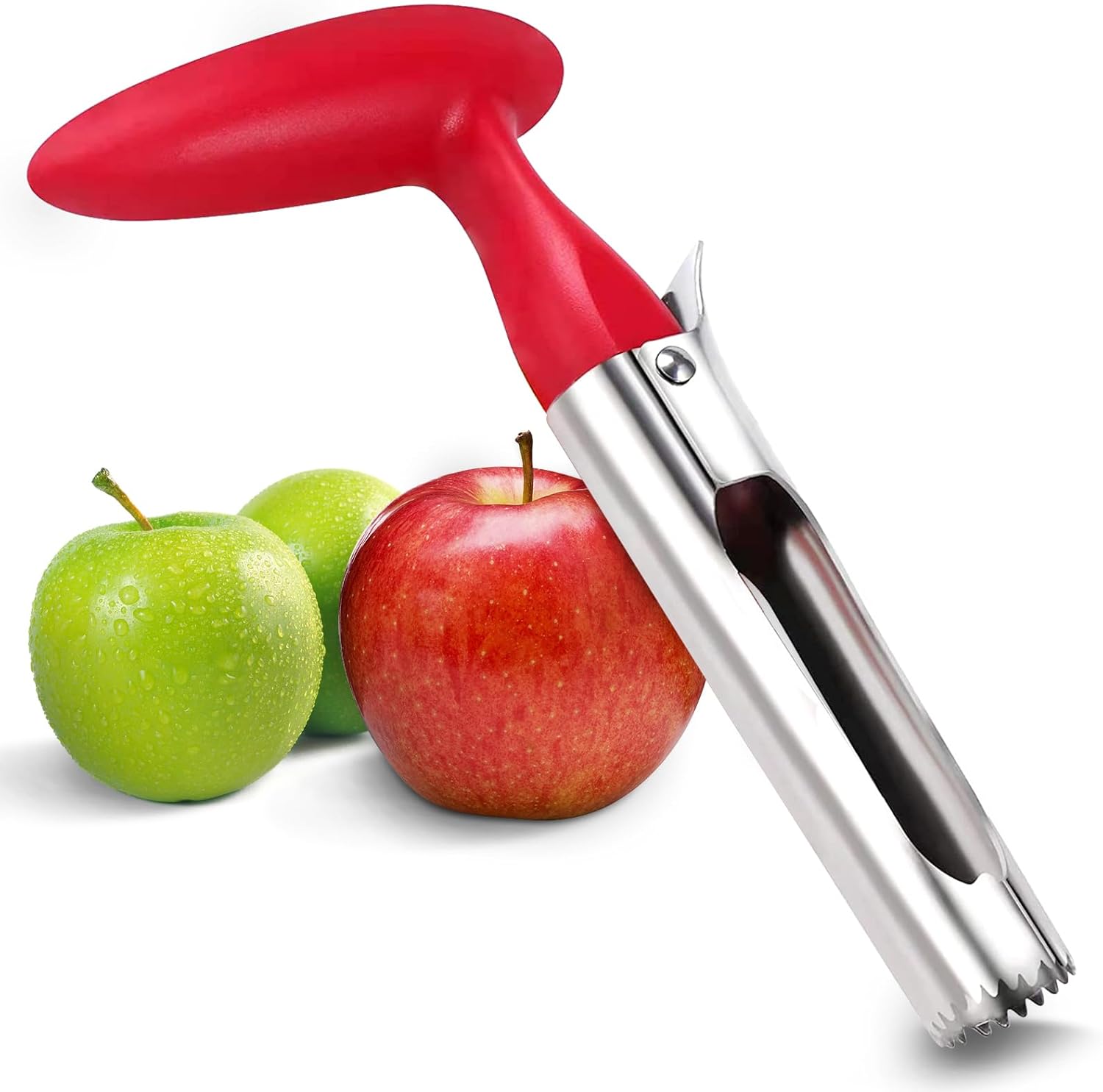 Descorazonador de manzana de alta calidad, herramienta de descorazonador de manzana resistente para eliminar hoyos, removedor de núcleo de fruta de