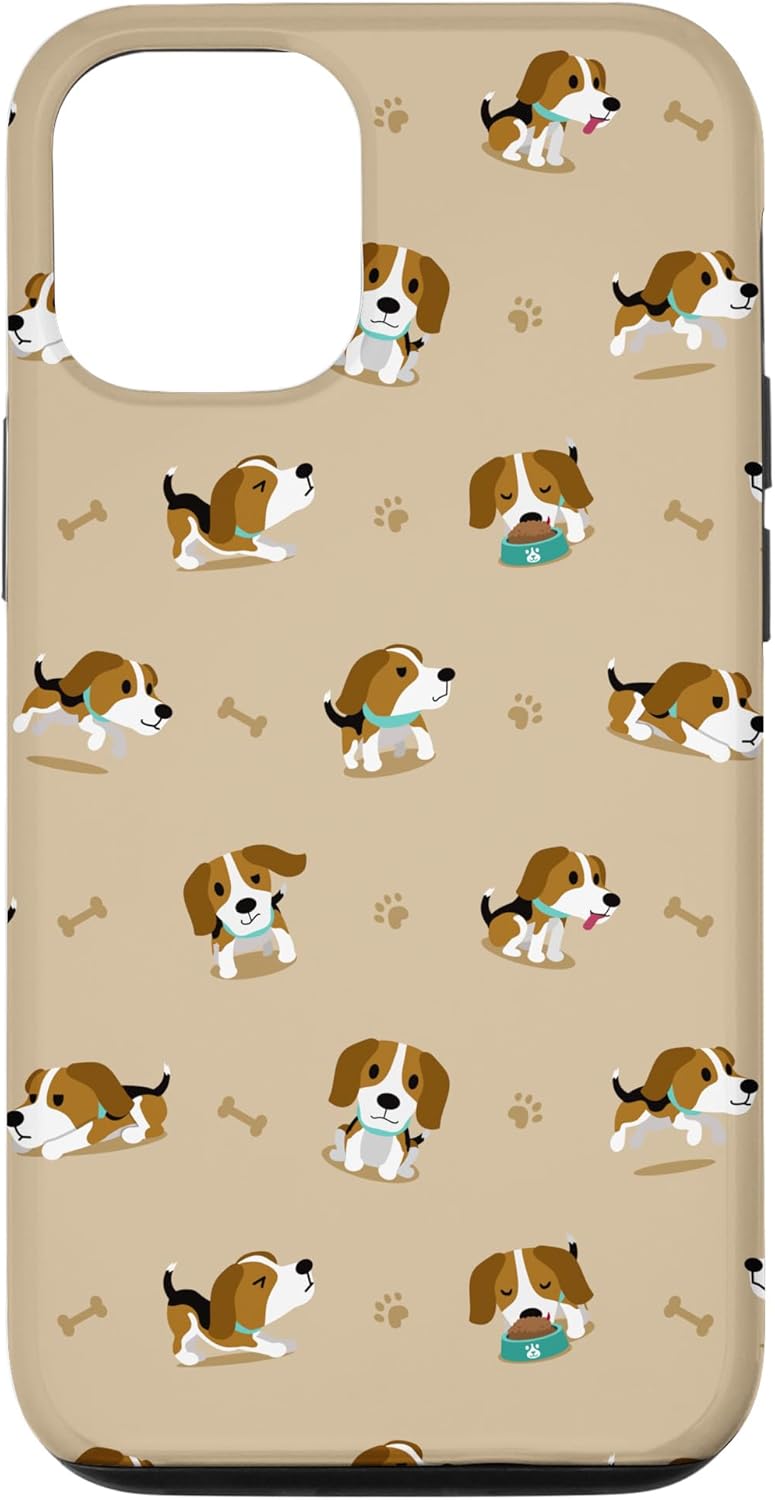 Funda gráfica para iPhone 1212 Pro Dog Beagle Lover Cute Pet Women Girl Beagle