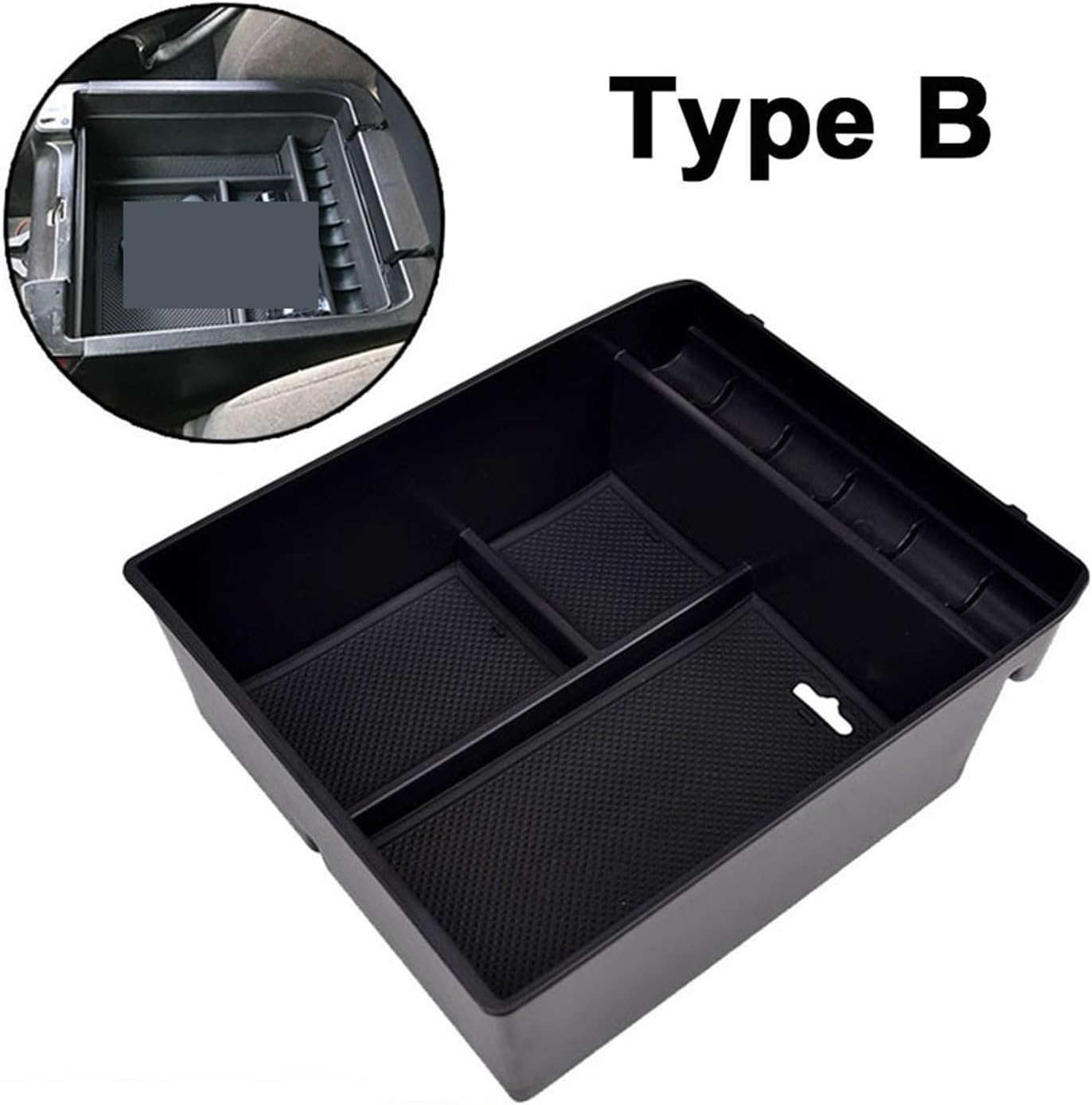 Caja de almacenamiento para reposabrazos de automóvil, bandeja de consola central para Toyota Land Cruiser Prado J120 J150, compatible con Lexus