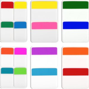 320 pestaƱas adhesivas para Ćndices, notas adhesivas transparentes, marcadores de pĆ”gina de colores, pestaƱas de archivo grabables y 320 pestaƱas adhesivas para Ćndices, notas adhesivas transparentes, marcadores de pĆ”gina de colores, pestaƱas de archivo grabables y