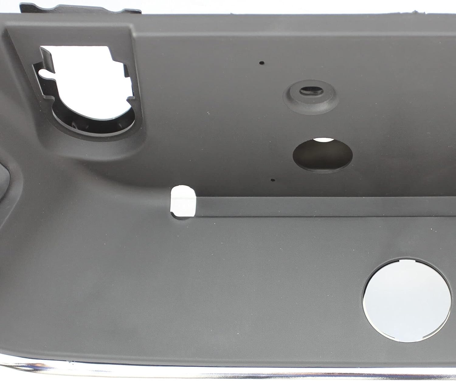 Parachoques trasero cromado de acero para Dodge Ram 1500 2009-2018, Ram 2500 3500 2010-2012, modelos con doble escape y asistencia de estacionamiento