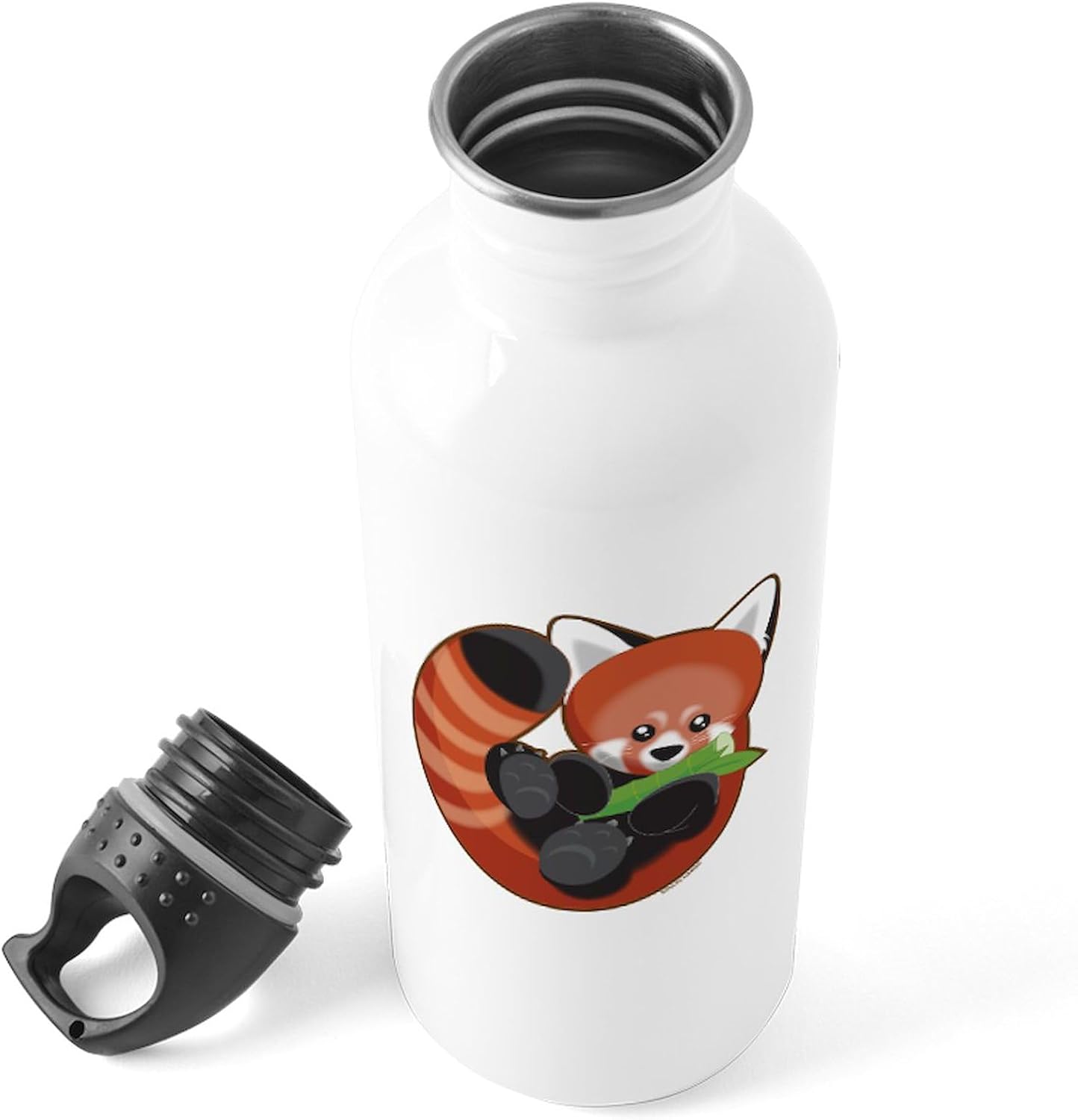 CafePress Red Panda – Botella de agua de acero inoxidable, 1 botella de agua de acero inoxidable de 34 onzas