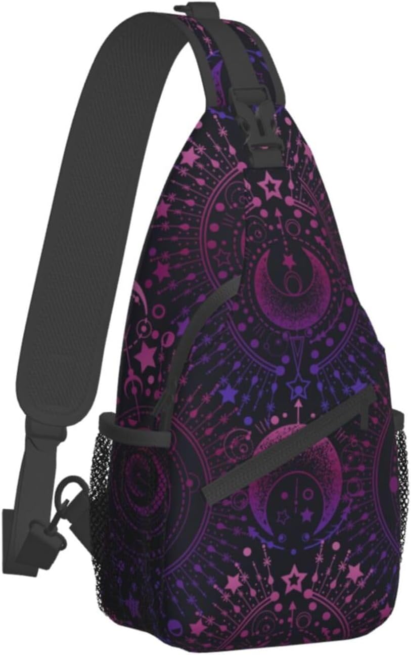 IRIHISKY Sling Bag for Men Women Crossbody Backpack Casual Hiking Daypack for Travel Sport Running Chest Bag