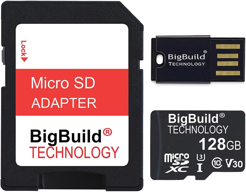 Tarjeta de memoria micro SDXC U3 ultra rápida de 128 GB de 100 MBs para celular Samsung Galaxy A14, A34, A54