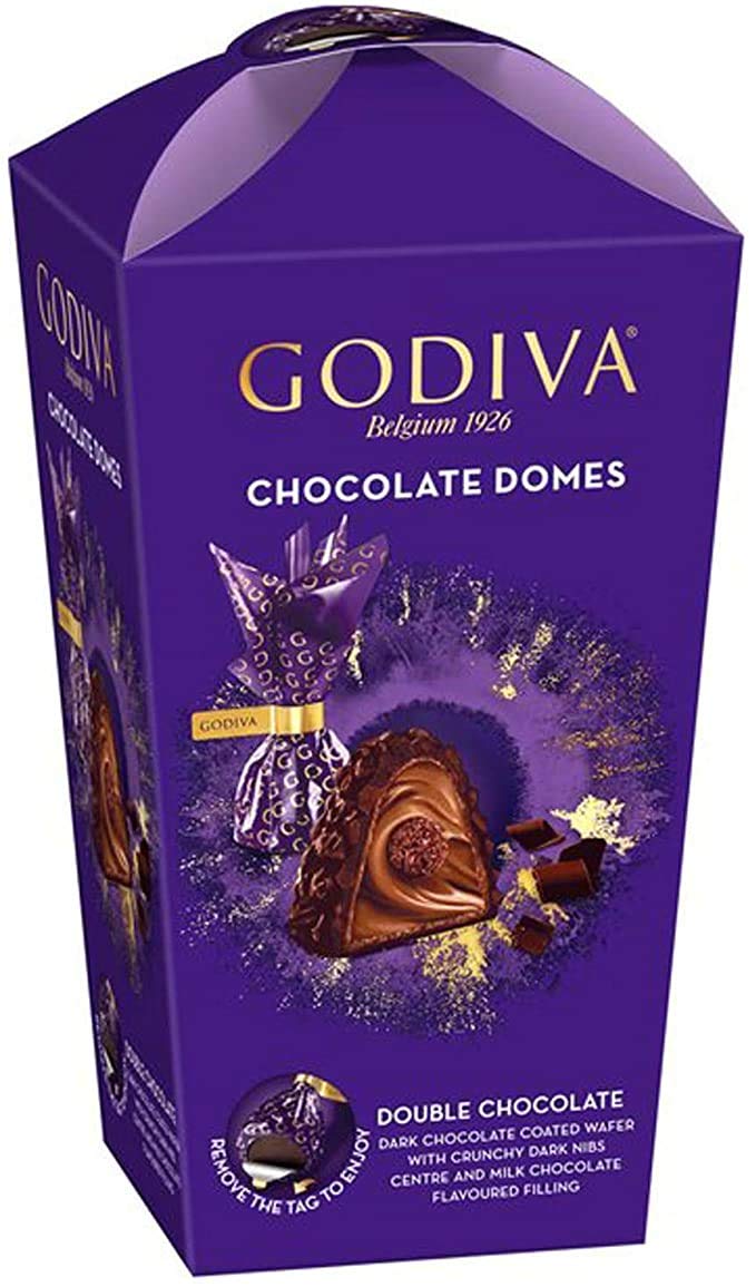 Godiva Domes Doble Chocolate, 4.59 oz