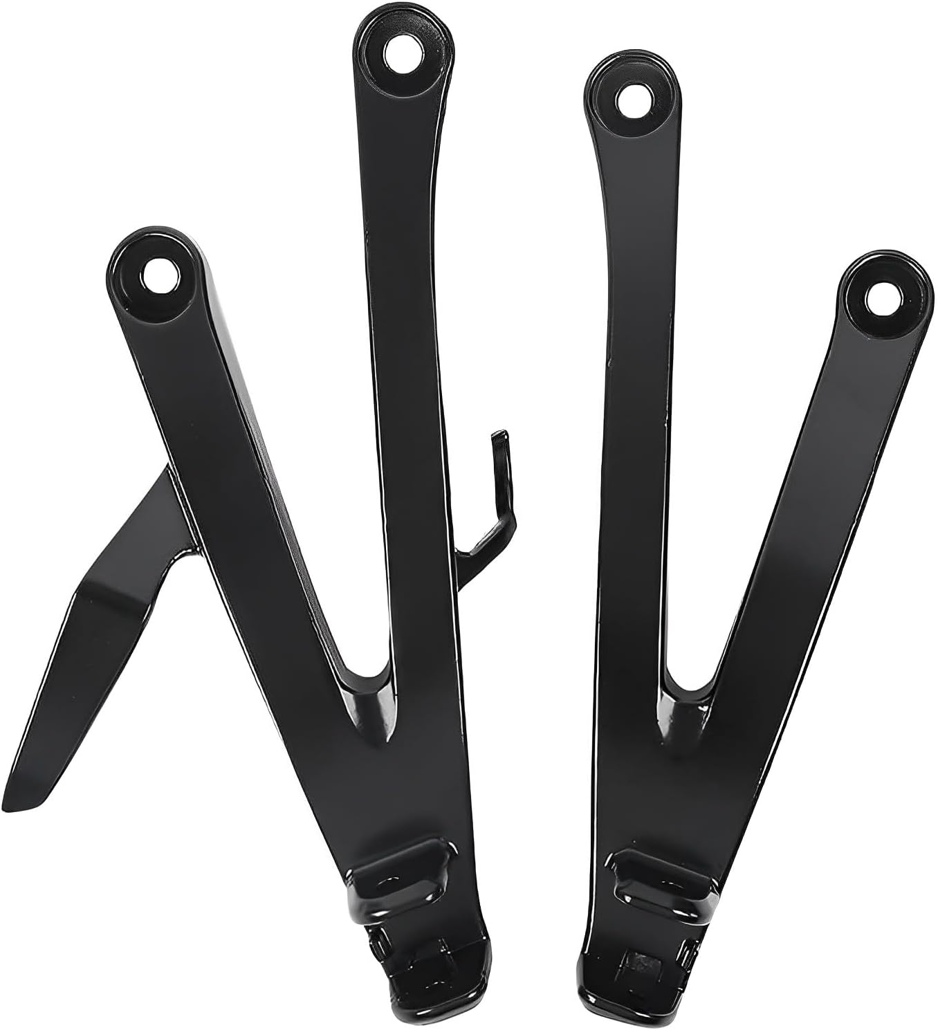 Reposapiés trasero Pedales Estriberas Juego de soportes para Honda CBR600RR 2007-2014 (parte trasera-3)